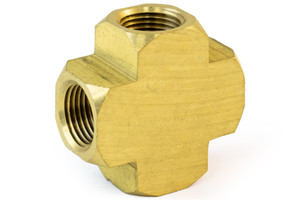S102-4 - 1/4IN FEMALE PIPE CROSS