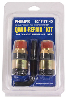 12-050 - QWIK-REPAIR™ kit, 3/8” hose I.D., 1/2” thread