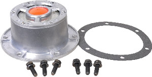 1841 - Aluminum Grease filled w/o Center Plug Hubcap Trailer