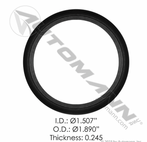 801.46207S1EL - Engine O-Ring Seal, Oil Line - Detroit Diesel