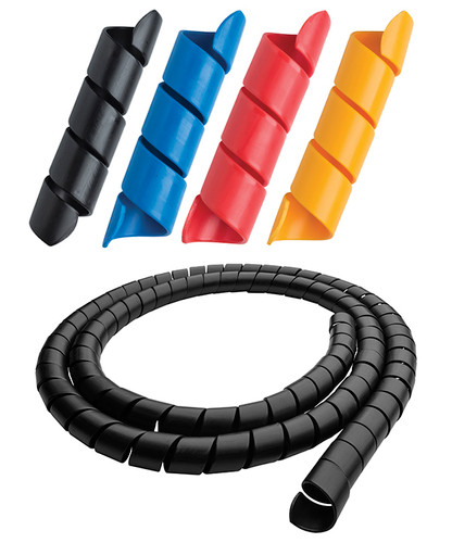 M1SWR125P12 - SPIRAL WRAP 1.25 RED 12'