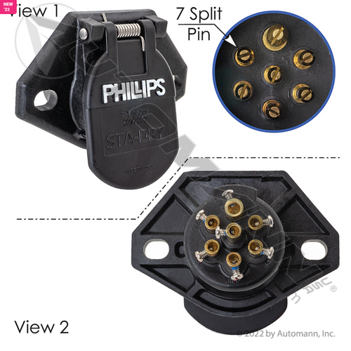 PHI16-720 - Socket 7 Pin Wire Insertion STA-DRY