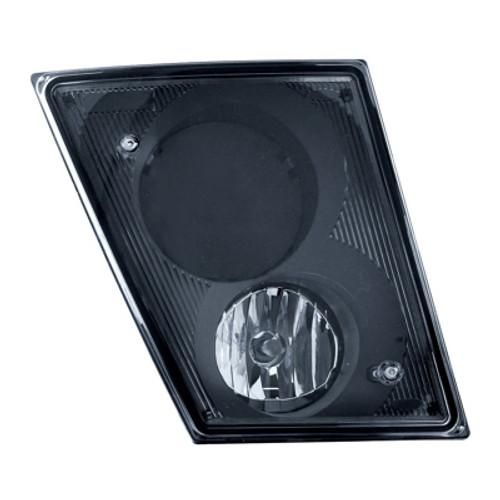 VL002-B100R - VOLVO FOG LIGHT, SINGLE HALOGEN BULB, BLACK RH