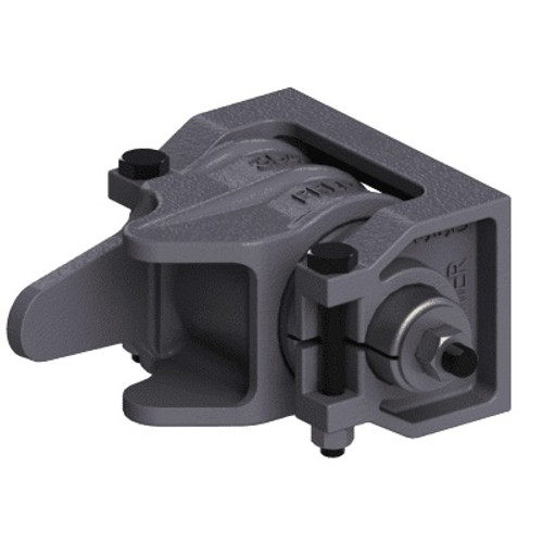 10000941 - Hinge Assy - Rubber Bushed - 3" Channel or Sq. Tubing - Model # 320