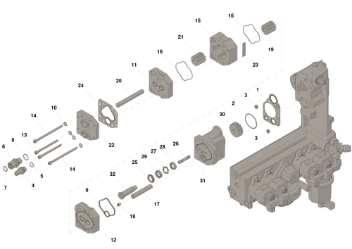 4089163RX - PUMP GEAR