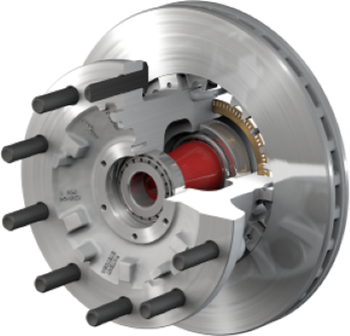 10083209 - HUB & ROTOR - KW, PET, IHC, VOLVO - 14.7K AXLES