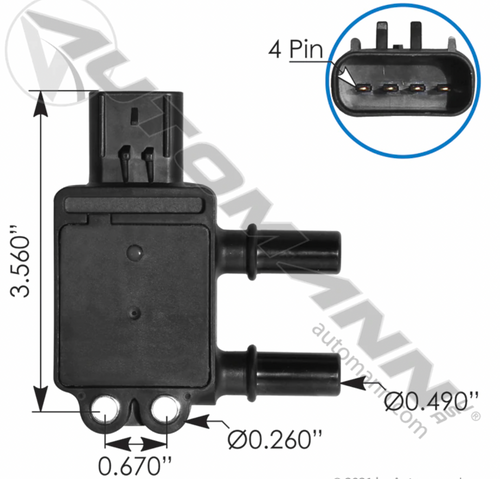 5492073 - DPF PRESSURE SENSOR CUMMINS