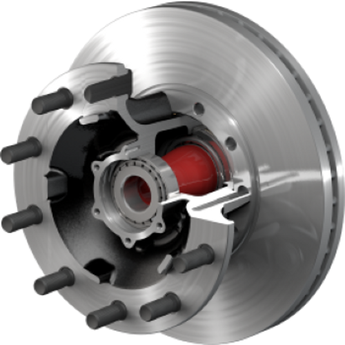 10084063 - HUB & DISC FRONT VOLVO FLAT RO