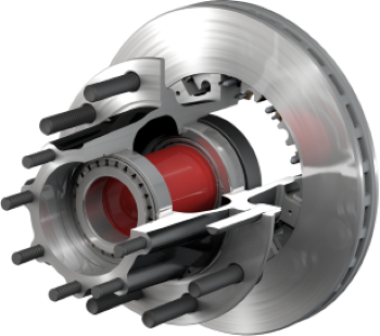 10084988 - HUB & DISC REAR KW/PET BENDIX