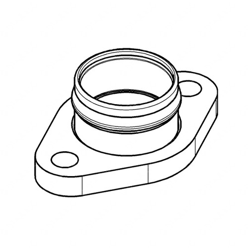 A4720180044 - CONNECTING FLANGE / Adapter - Steel Bolt-On - For DD13, DD15 Crankcase Breather