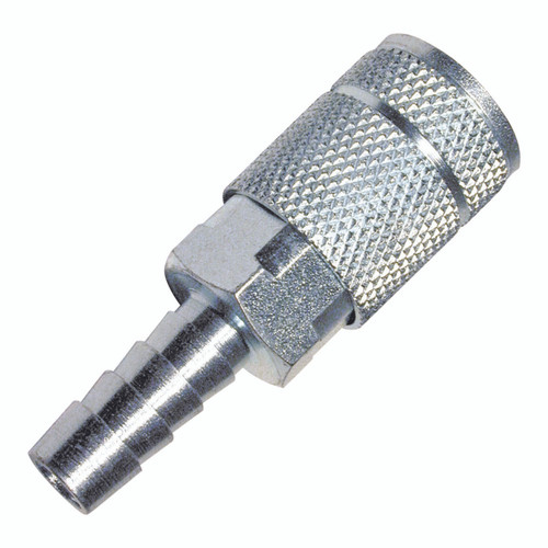 C2-44 - AMFLO 1/4 I/M DESIGN X 3/8 I.D. HOSE BARB STEEL COUPLER