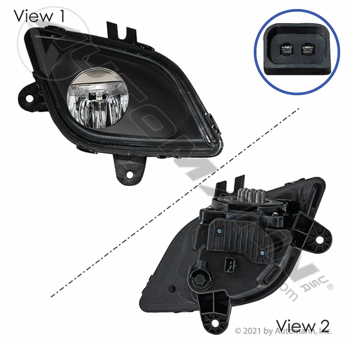 FR-098-R - FOG LAMP CASCADIA P4 2018+ RH (PASSENGER)
