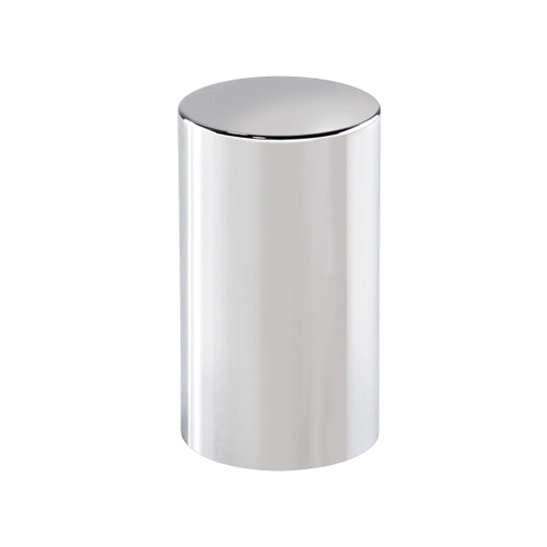 10568B - 33mm x 3-1/2" Chrome Plastic Cylinder Nut Covers - Push-On