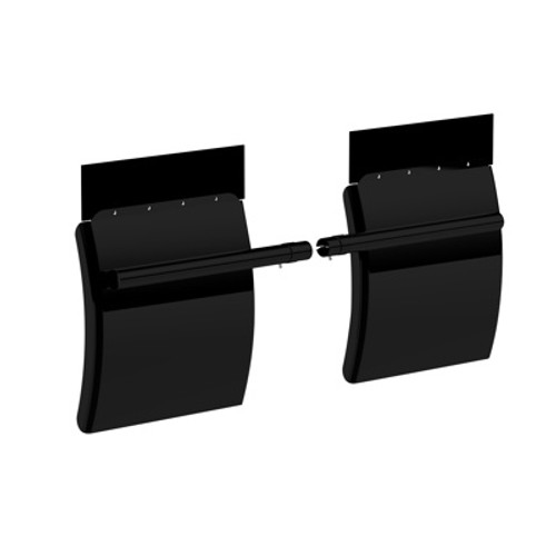 10714 - 24IN X 24IN BLK QURTR FENDER S