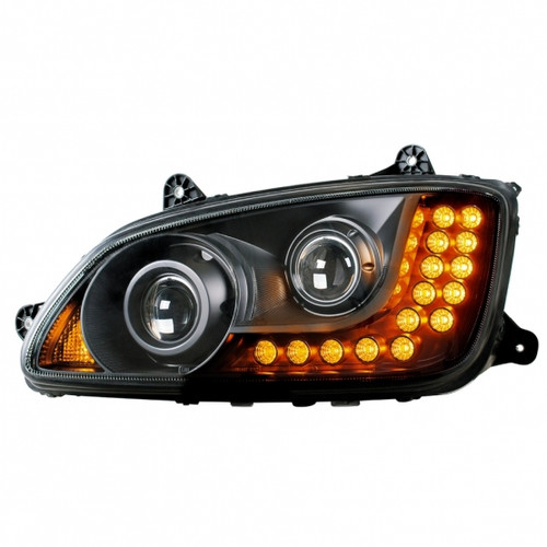 31160 - BLACK KW T660 08+ HEADLIGHT LH