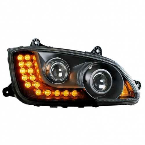 31161 - BLACK KW T660 08+ HEADLIGHT RH