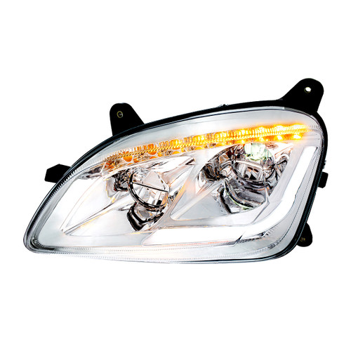 35915 - LED HEADLIGHT WITH SEQUENTIAL LED TURN SIGNAL FOR PETERBILT 579 (2012-2021) & 587 (2010-2016) DRIVER