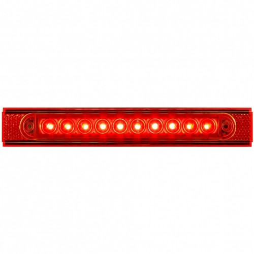 37166 - LED REFLECTOR PLATE LIGHT RED