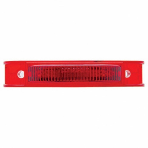 38164 - 7 LED Rectangular Light Clearance/Marker - Red/Red