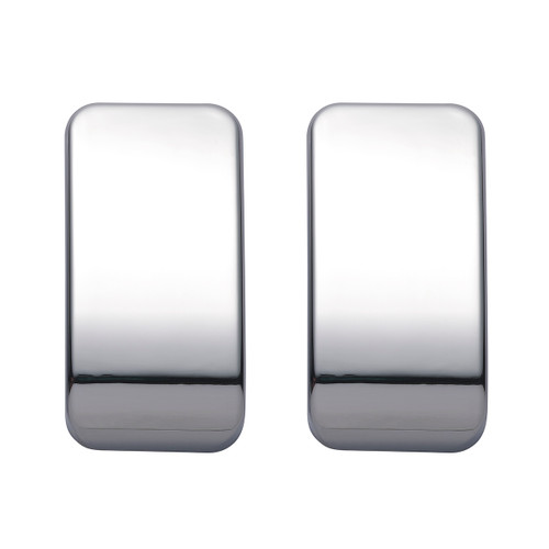41453 - CHROME PLASTIC BLANK SWITCH COVERS FOR KENWORTH T680, T880, W990