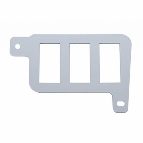 41980 - FREIGHTLINER LOWER BOTTOM DASH SWITCH PANEL CHROME