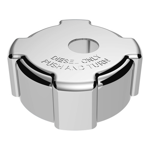 42524 - Fuel Cap Cover, Chrome, Locking- Freightliner
