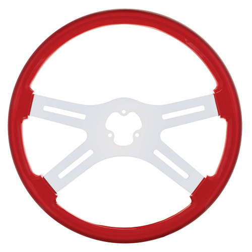 88225 - RED 4 SPOKE STEERING WHEEL