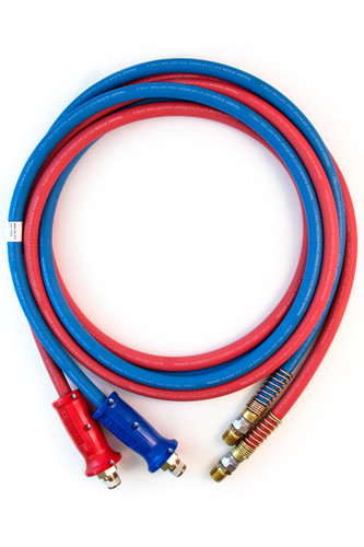 BR455144SET - 3/8IN X 12' BLUE AND RED HOSE