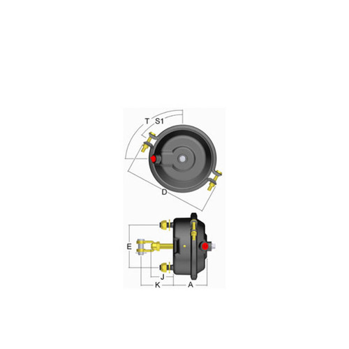 SC24D - SERVICE CHAMBER AIR DISK FRONT