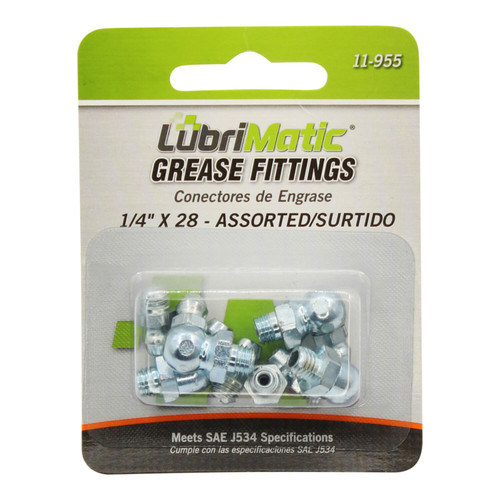 11-955 - 8pc STANDARD GREASE FITTING ASSORTMENT