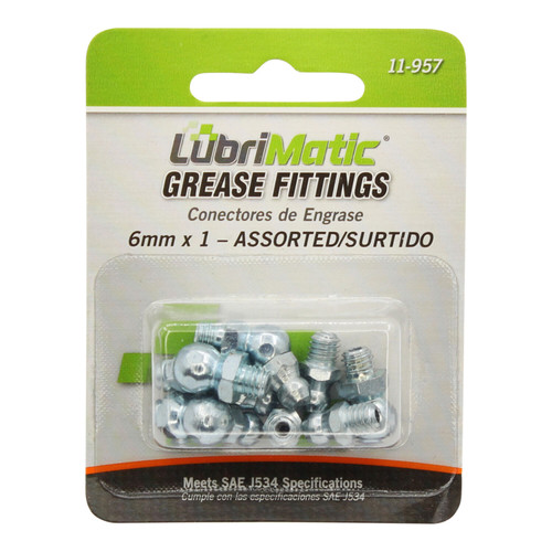 11-957 - 8pc METRIC GREASE FITTING ASSORTMENT
