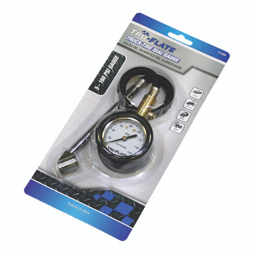 17-555 - TRU-FLATE DIAL TRUCK TIRE GAUGE (10-160 PSI)