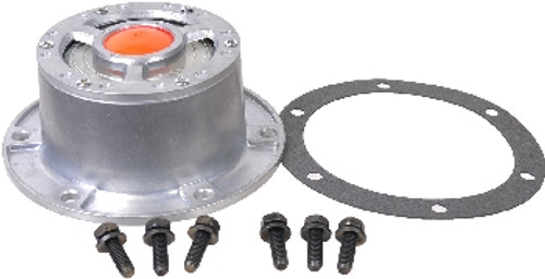 1841 - Aluminum Grease filled w/o Center Plug Hubcap Trailer