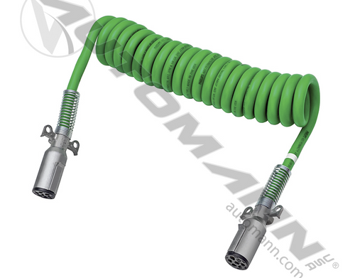 30-4621 - CABLE ASSEMBLY - ABS PERMACOIL - 15’, with zinc die-cast plugs