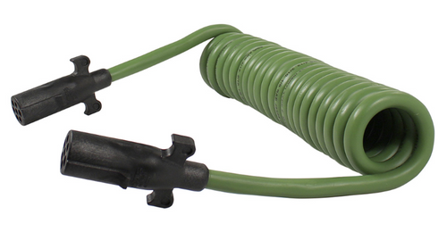 30-4627 - CABLE ASSEMBLY - M7, 15ft, ABS coiled, with molded plugs