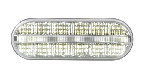 74854 - Oval White Reverse Light 66 Series Plug (Truck-Lite Type Plug)