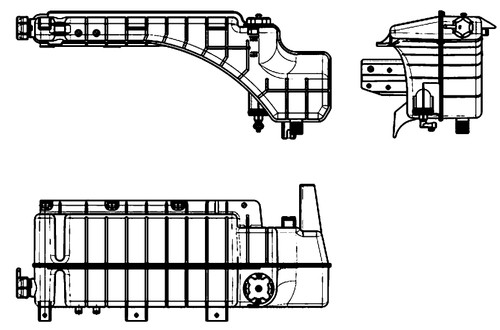 CRT 233 000S - COOLANT RESERVOIR VOLVO 2008+