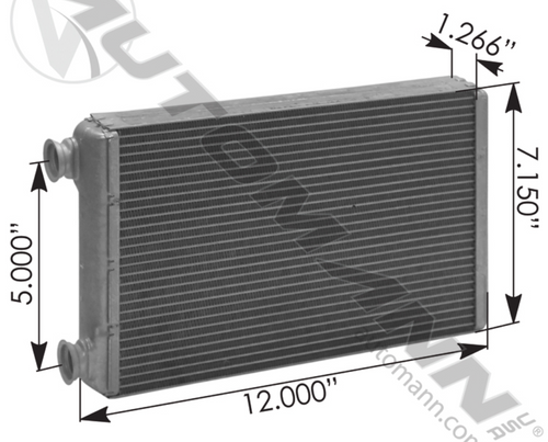 GR647001 - HEATER CORE NEW CASCADIA P4