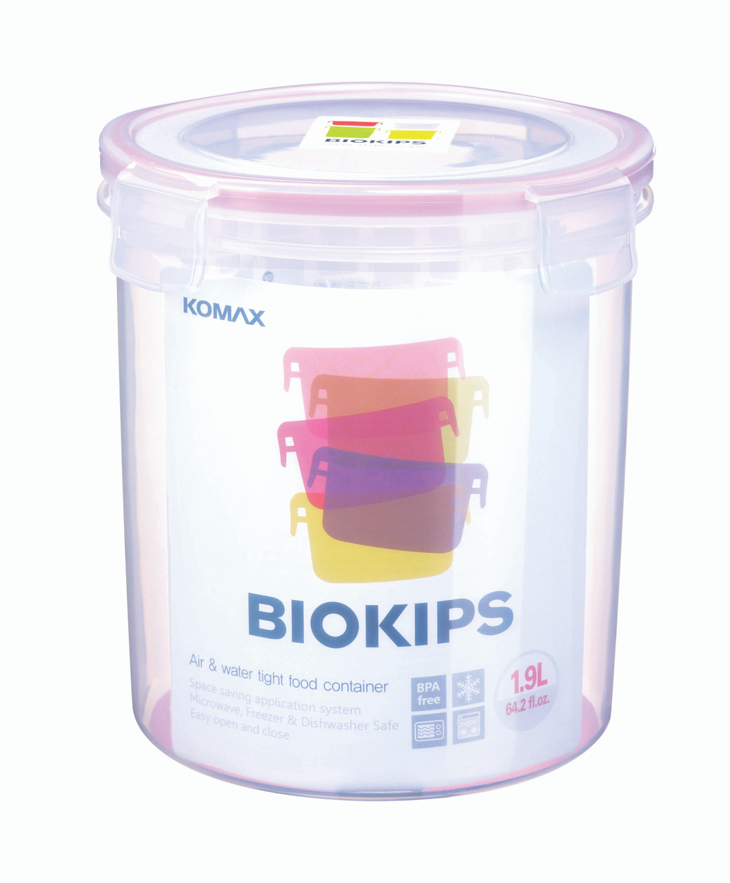 KOMAX Biokips Food Grade Plastic Container, BPA Free
