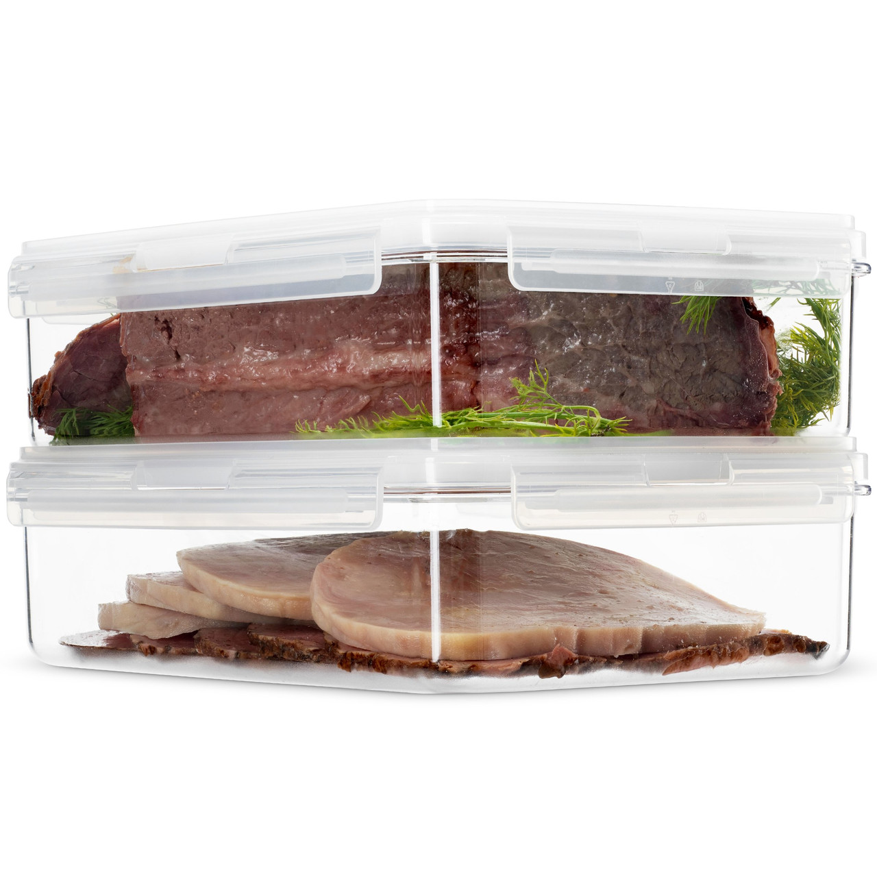 Komax Hikips Food Storage Containers for Deli Meats [2-Pack]