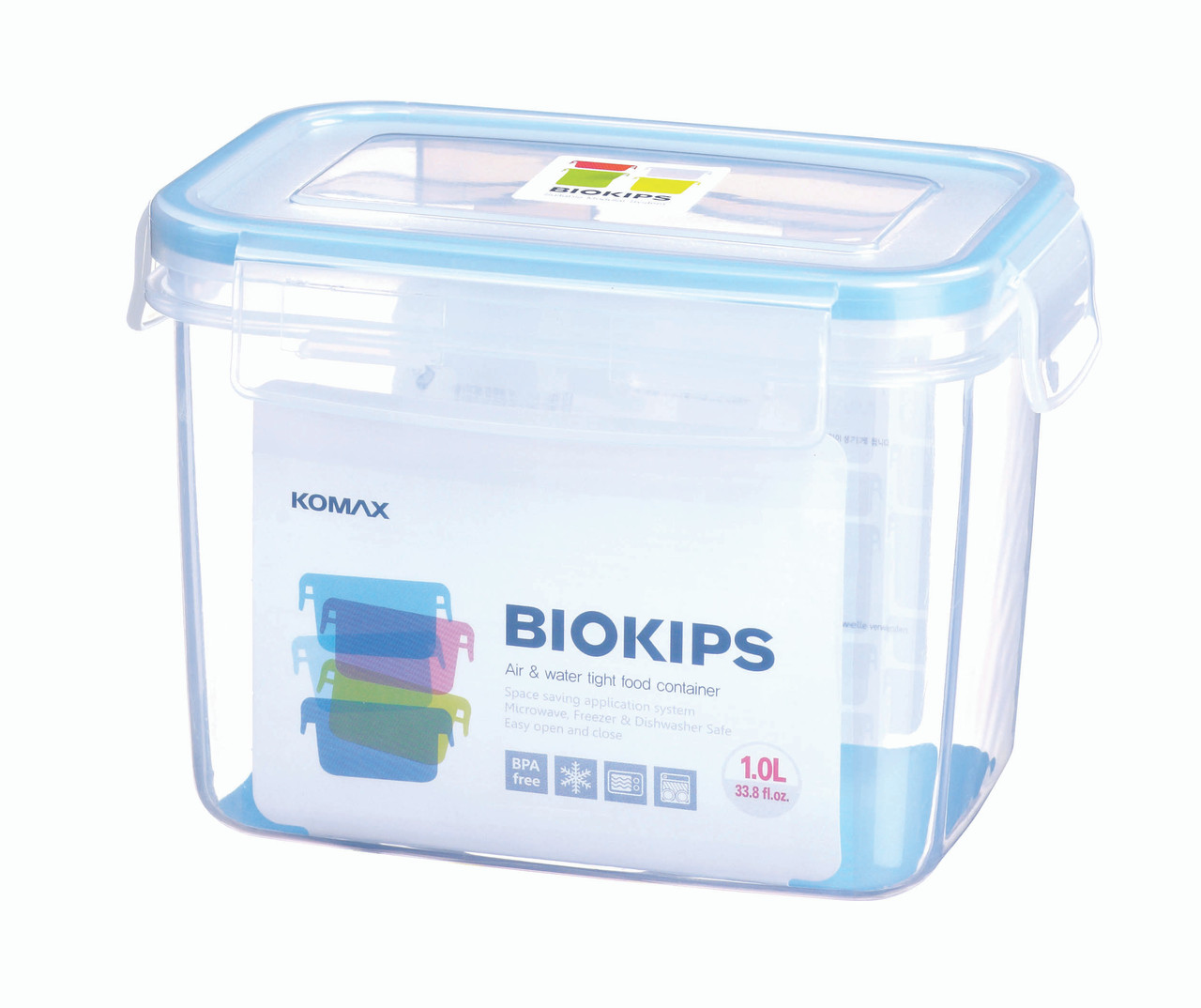 KOMAX Biokips Food Grade Plastic Container, BPA Free