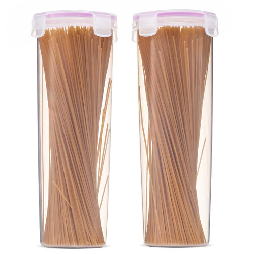 Komax Biokips Tall Spaghetti Noodle Pasta Containers (44-oz) / 2-Pack Komax Biokips Tall Spaghetti Noodle Pasta Containers (44-oz) / 2-Pack