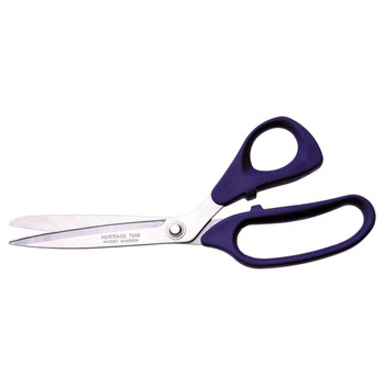 HERITAGE 7240 Soft Handle Shears 9 in Ambidextrous Poultry Shear, Bent Handle Style, Sharp Tip Shape KLEIN TOOLS