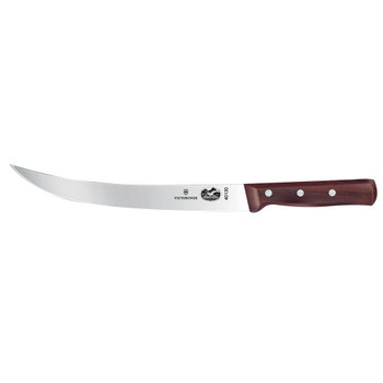 Victorinox  knife 5.7200.25 (40130)  10" BREAKING KNIFE      CURVED WOOD HANDLE