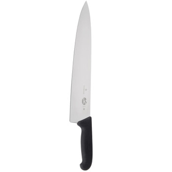 Victorinox  knife 5.2003.31   (40522) 12" STRAIGHT CHEF KNIFE BLACK FIBROX HANDLE  