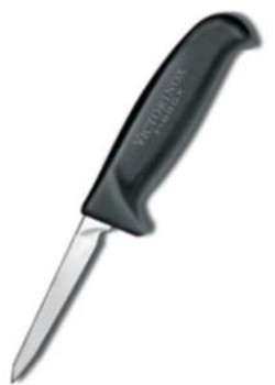 Victorinox  5.5903.08M  (41820)  3'' SLANT  POULTRY KNIFE, MEDIUM BLACK FIBROX HANDLE