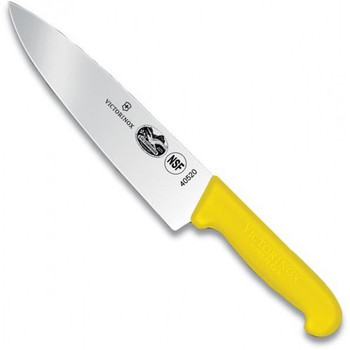 Victorinox 40471 CHEF'S KNIFE W/ 8" BLADE, YELLOW HANDLE