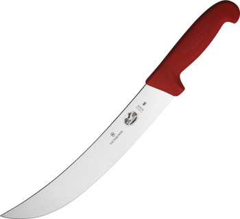 Victorinox 40425 CURVED CIMETER KNIFE W/ 10" BLADE, RED HANDLE