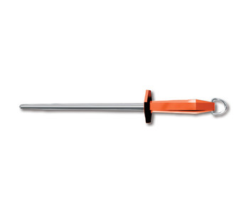 Victorinox  7.8991.12 (40683) 10” POLISHED CUT KNIFE SHARPENING STEEL WITH ORANGE HANDLE