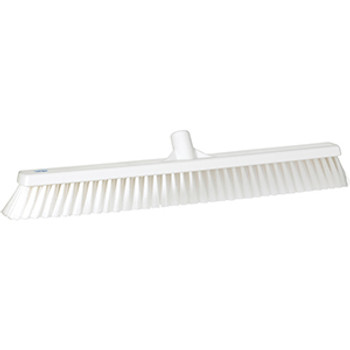 REMCO 31995 VIKAN 24" SMALL PARTICLE PUSH BROOM- SOFT, WHITE